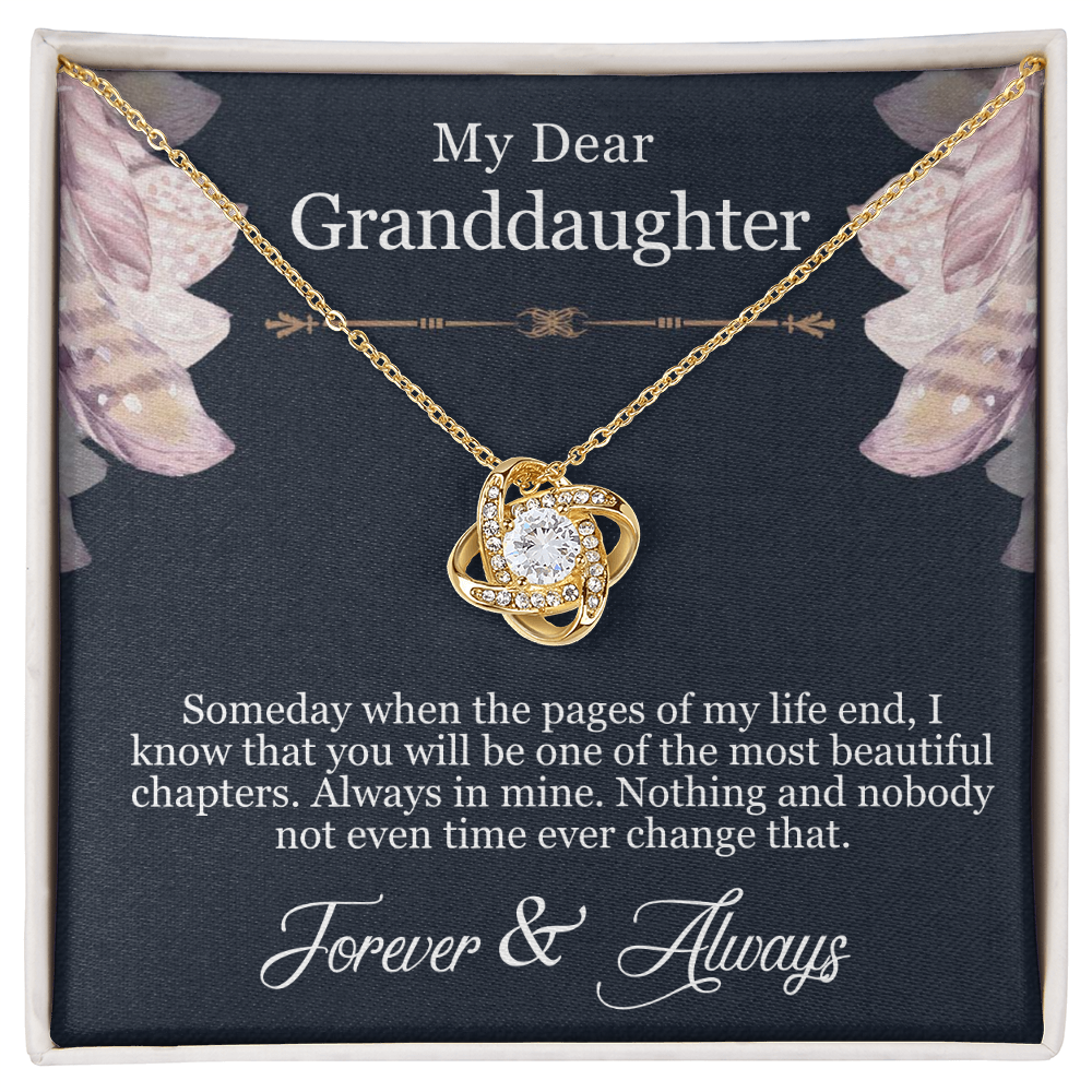 Eternal Bond: Granddaughter's Love Necklace