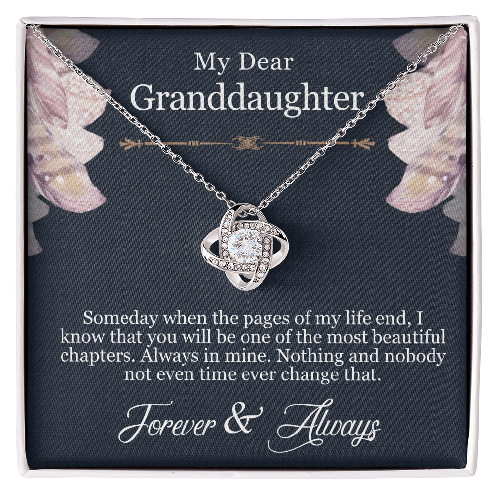 Eternal Bond: Granddaughter's Love Necklace