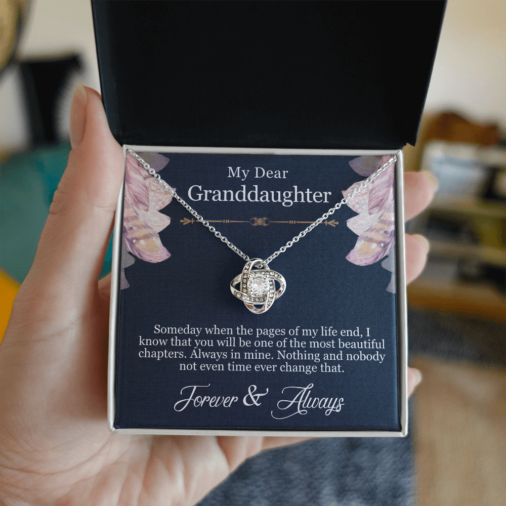 Eternal Bond: Granddaughter's Love Necklace