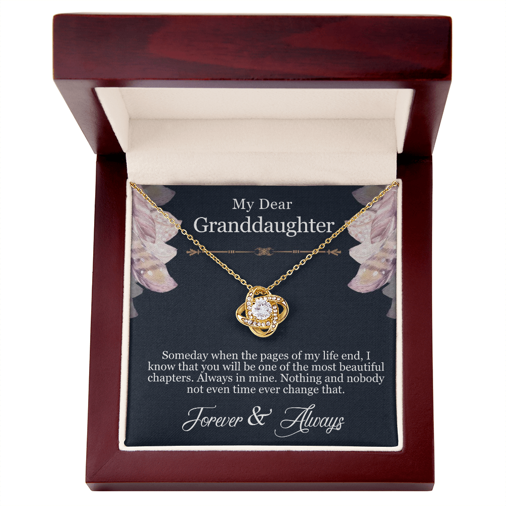 Eternal Bond: Granddaughter's Love Necklace