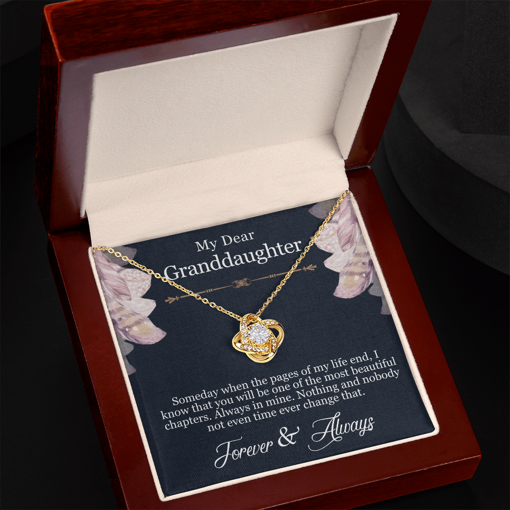 Eternal Bond: Granddaughter's Love Necklace