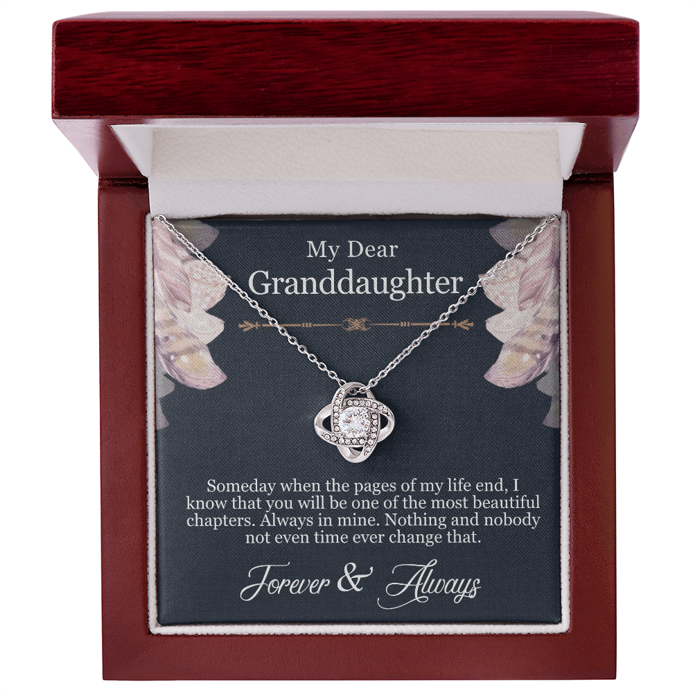 Eternal Bond: Granddaughter's Love Necklace